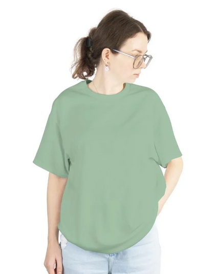 Plain Unisex Terry Oversized Tee
