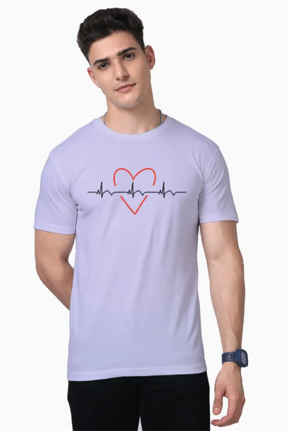 Heart Beat Unisex Supima T-Shirt