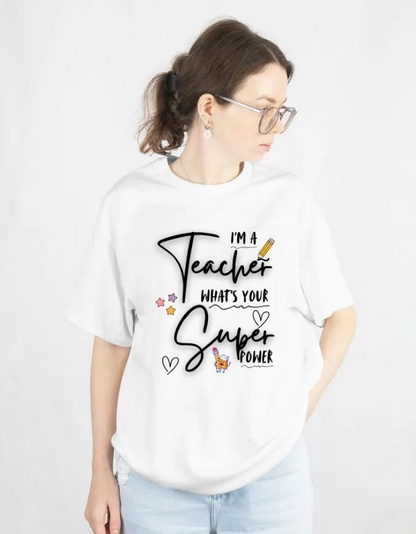 Teacher Power Unisex Premium T-Shirt