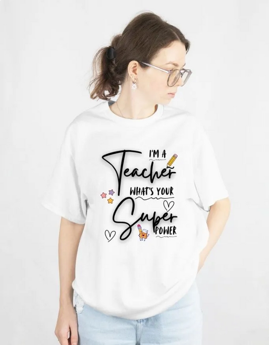 Teacher Power Unisex Premium T-Shirt