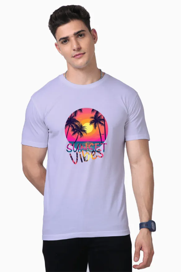 Sunset Vibes Unisex Supima T-Shirt