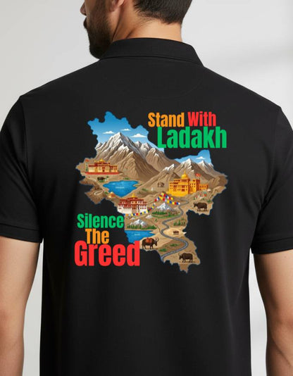 Stand With Ladakh Men's Polo