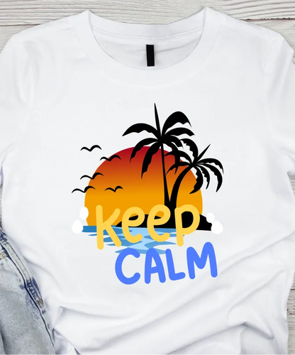 Keep Calm Unisex Supima T-Shirt