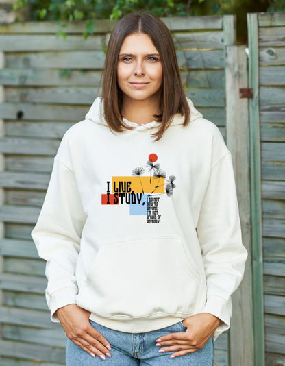 I Live I Study Unisex  Premium Hoodie