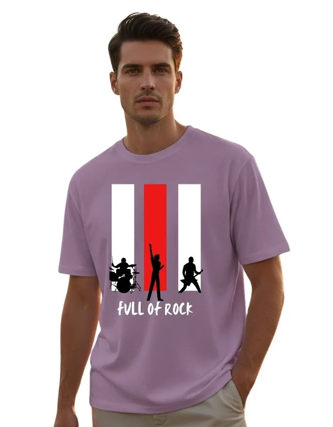 Full on Rock Unisex Terry Fabric Oversized Tee