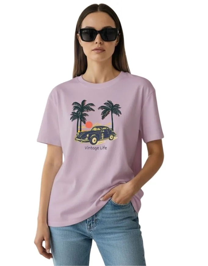 Vintage Life Unisex Terry Fabric Oversized Tee