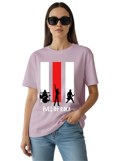 Full on Rock Unisex Terry Fabric Oversized Tee