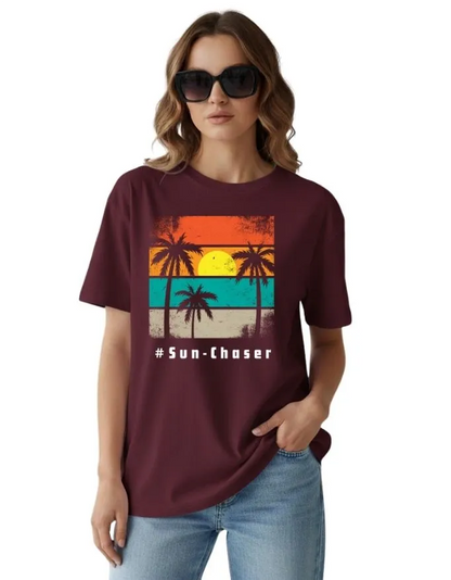 Sun Chaser Unisex Terry Fabric Oversized Tee