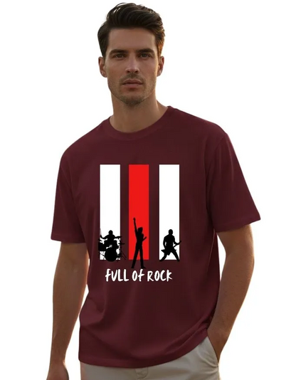 Full on Rock Unisex Terry Fabric Oversized Tee