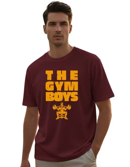 Gym Boys Unisex Terry Fabric Oversized Tee