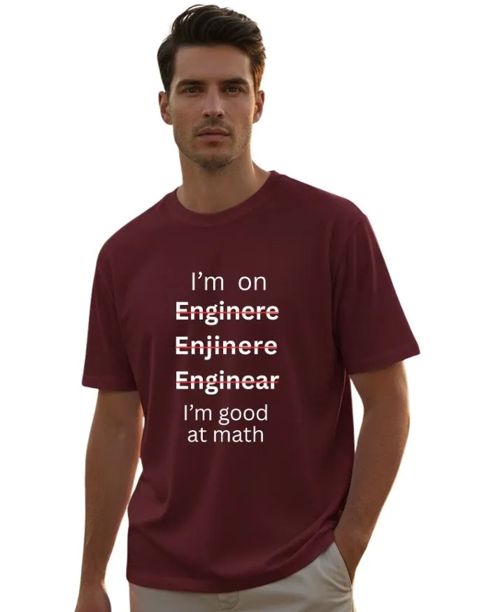 Engineers Unisex Terry Fabric Oversized Tee