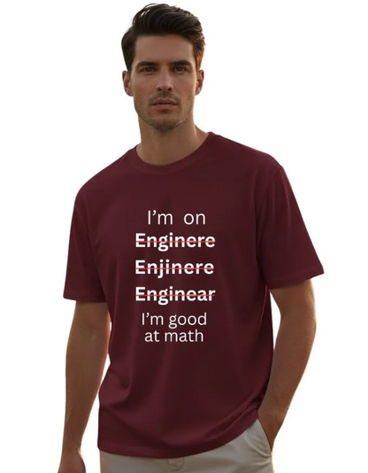 Engineers Unisex Terry Fabric Oversized Tee