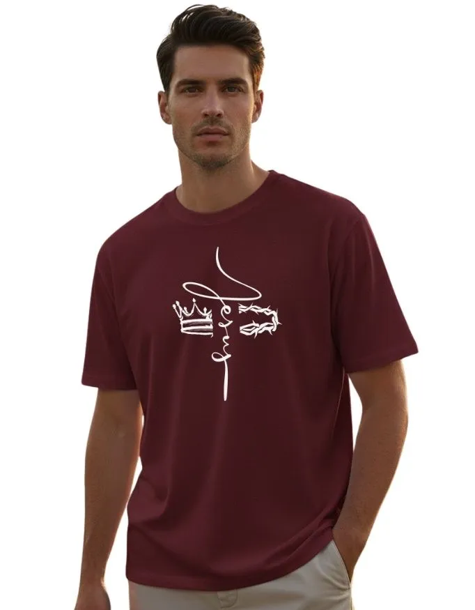 Jesus Love Unisex Terry Fabric Oversized Tee