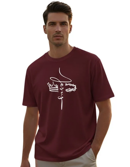 Jesus Love Unisex Terry Fabric Oversized Tee