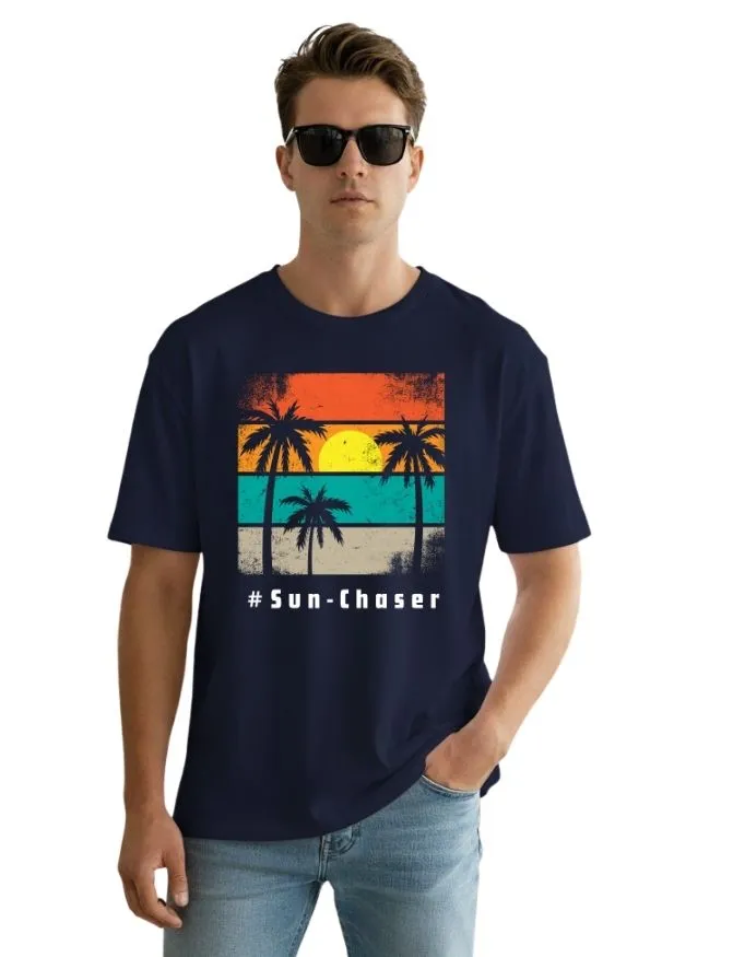 Sun Chaser Unisex Terry Fabric Oversized Tee