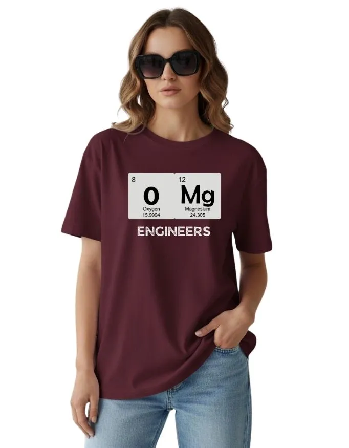 OMG Unisex Terry Fabric Oversized Tee