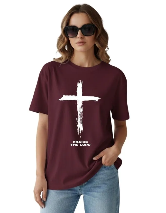 Jesus Love Unisex Terry Fabric Oversized Tee