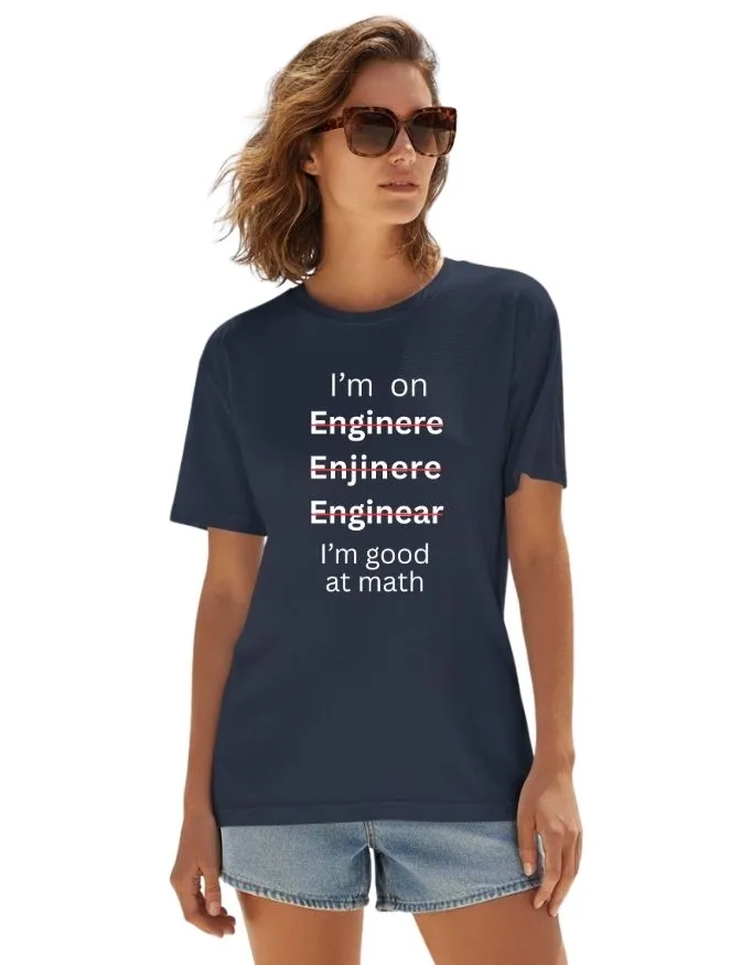Engineers Unisex Terry Fabric Oversized Tee