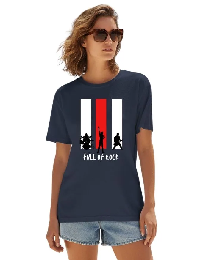 Full on Rock Unisex Terry Fabric Oversized Tee