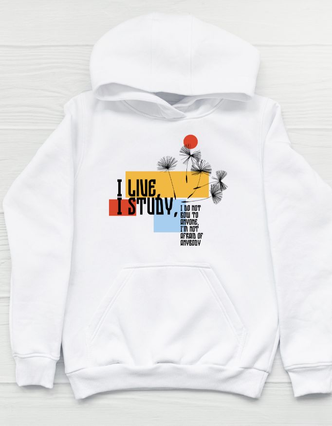 I Live I Study Unisex  Premium Hoodie