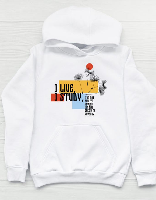I Live I Study Unisex  Premium Hoodie