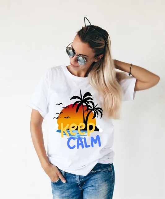 Keep Calm Unisex Supima T-Shirt