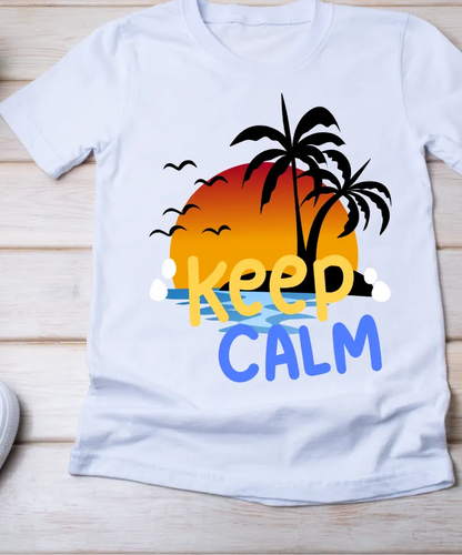 Keep Calm Unisex Supima T-Shirt