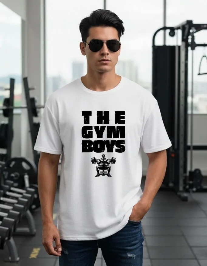 Gym Boys Unisex Terry Fabric Oversized Tee