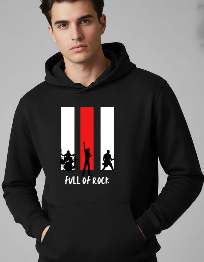 Full on Rock Unisex Oversized Hoodie