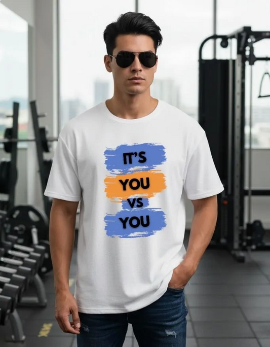 You vs You Unisex Terry Fabric Oversized Tee