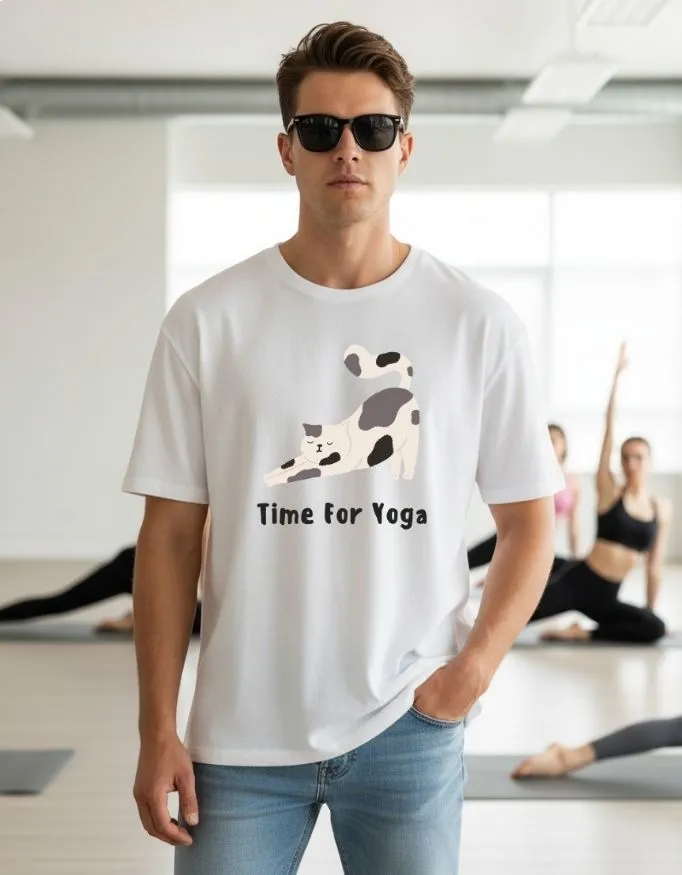 Yoha Unisex Terry Fabric Oversized Tee