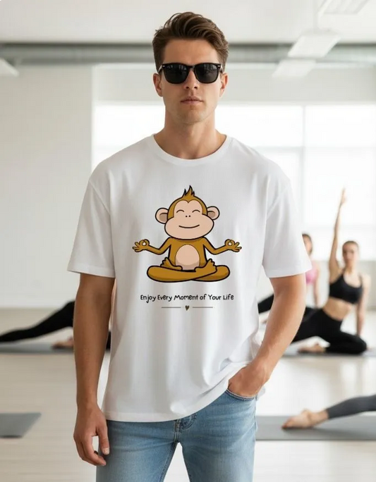 Yoga Unisex Terry Fabric Oversized Tee