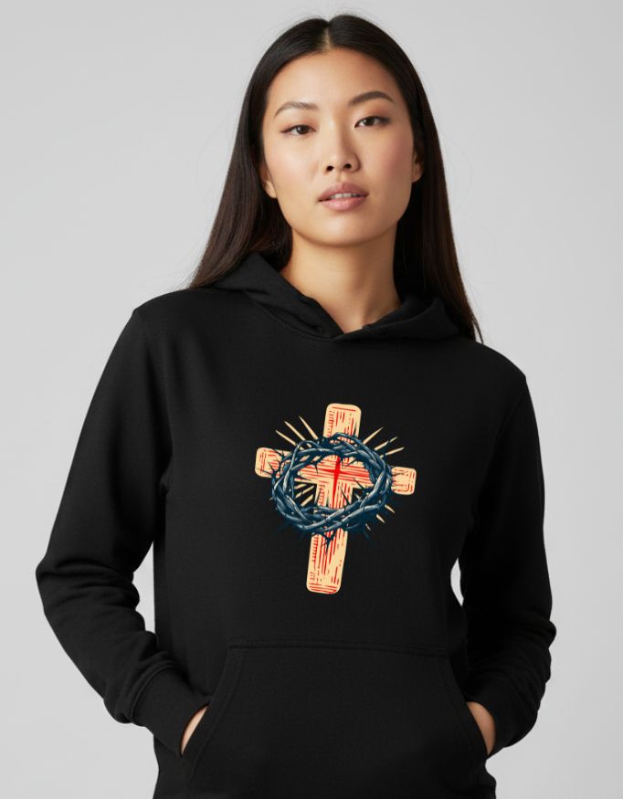 Jesus Cross Unisex Premium Hoodie