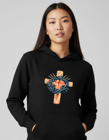 Jesus Cross Unisex Premium Hoodie