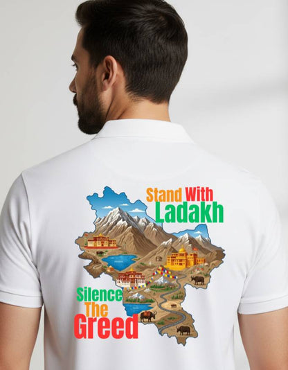 Stand With Ladakh Men's Polo