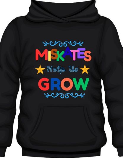 Mistakes Help Us Grow Unisex Oversized Hoodie