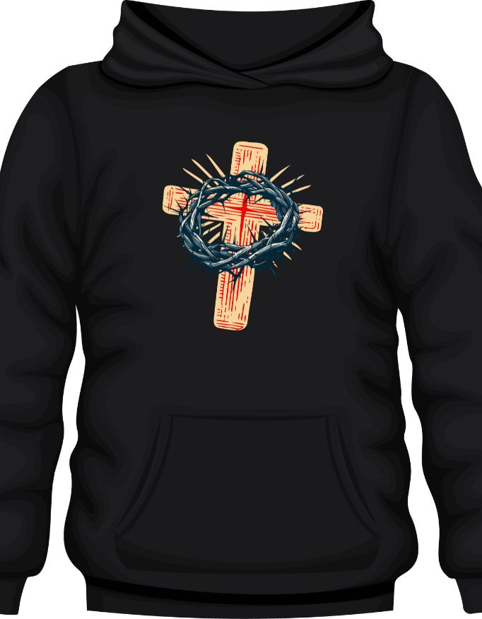 Jesus Cross Unisex Premium Hoodie