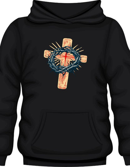 Jesus Cross Unisex Premium Hoodie
