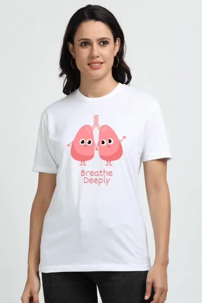 Breathe Deeply Unisex Supima T-Shirt