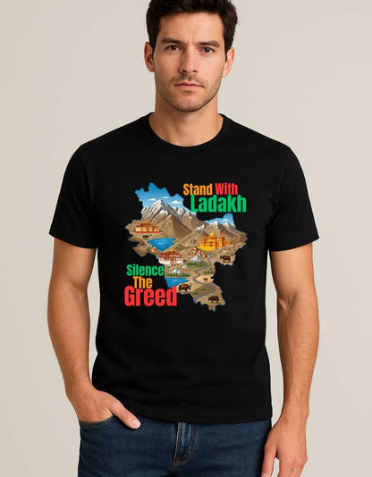 Stand With Ladakh Unisex Regular Fit T-Shirt