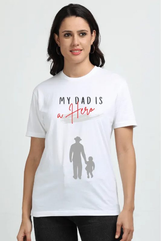 My Dad is Hero Unisex Supima T-Shirt