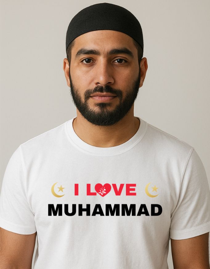 I Love Mohammad Unisex Premium Supima Cotton T-Shirt