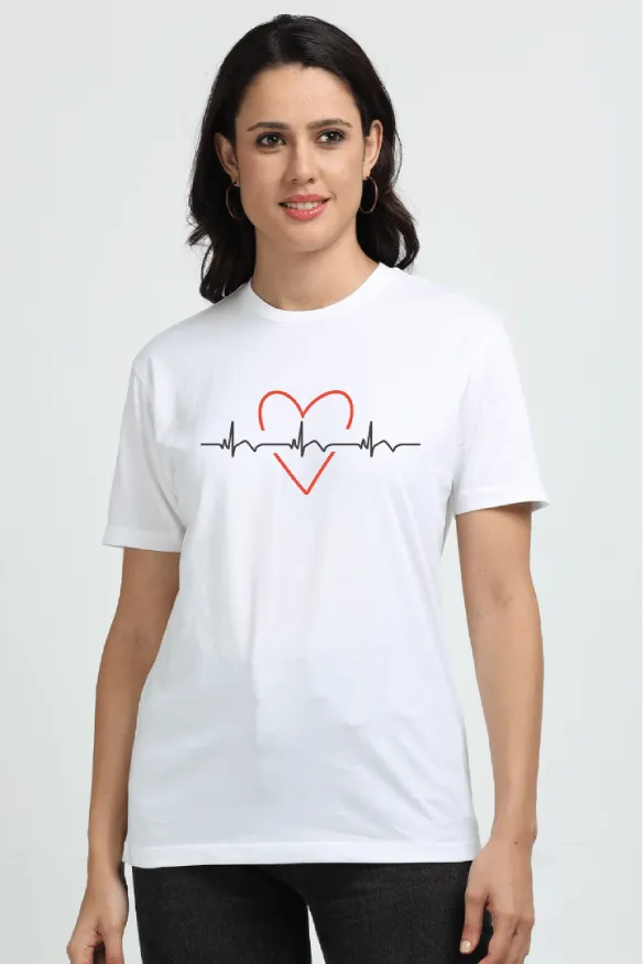 Heart Beat Unisex Supima T-Shirt