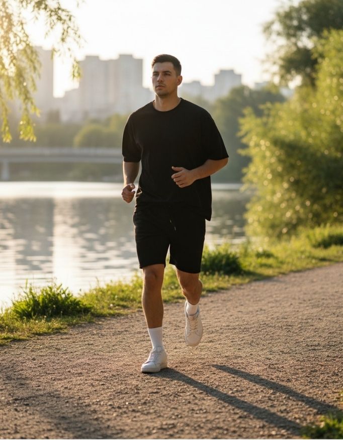 Unisex Premium Terry Fabric Tee & Short