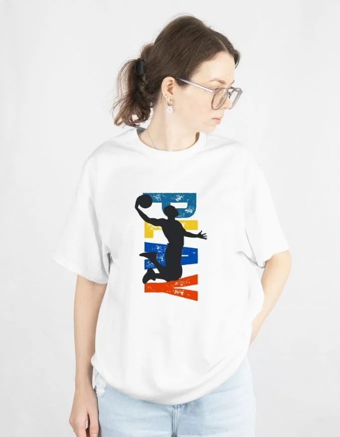 Sports Life Unisex Terry Fabric Oversized Tee