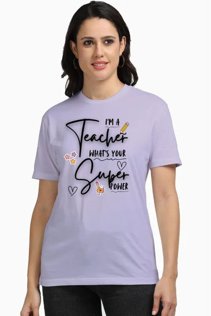 Teacher Power Unisex Supima T-Shirt
