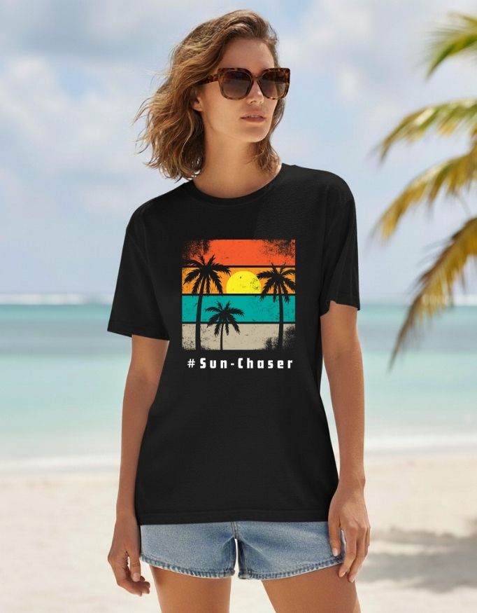 Sun Chaser Unisex Terry Fabric Oversized Tee