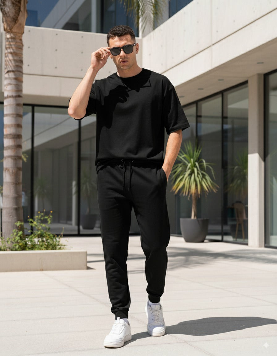 Unisex Premium Joggers & Oversized Tee Combo Pack